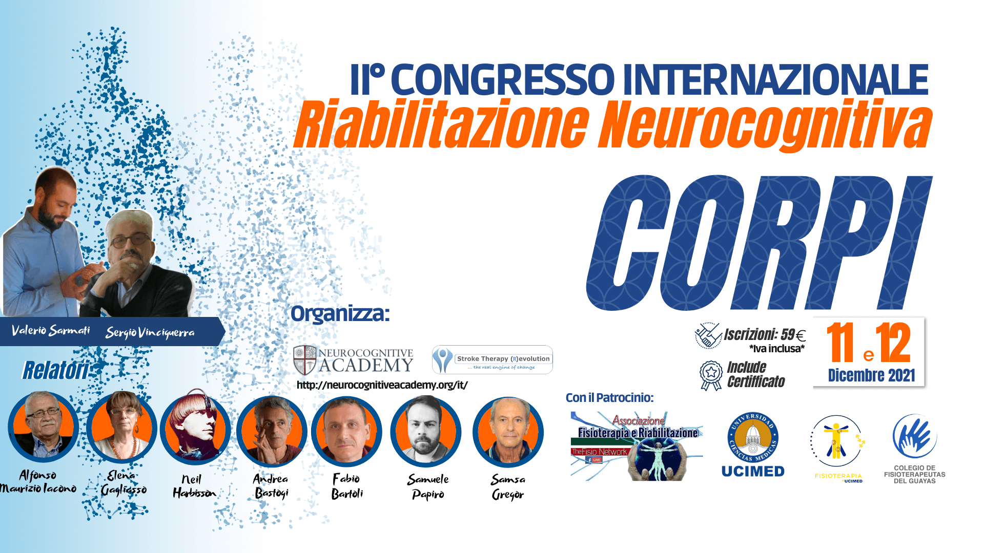 II° Congresso Internazionale di Riabilitazione Neurocognitiva 2021: Corpi
