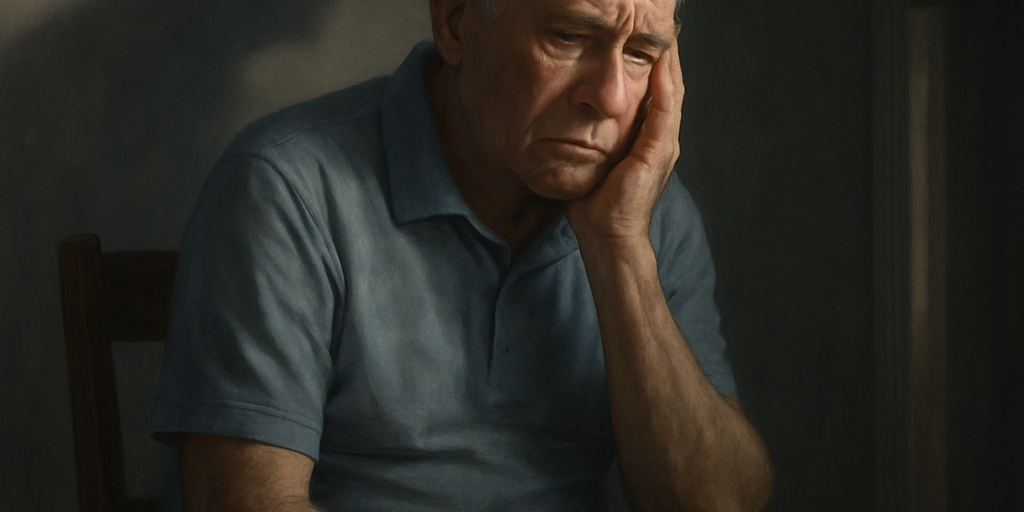 depressione post ictus man
