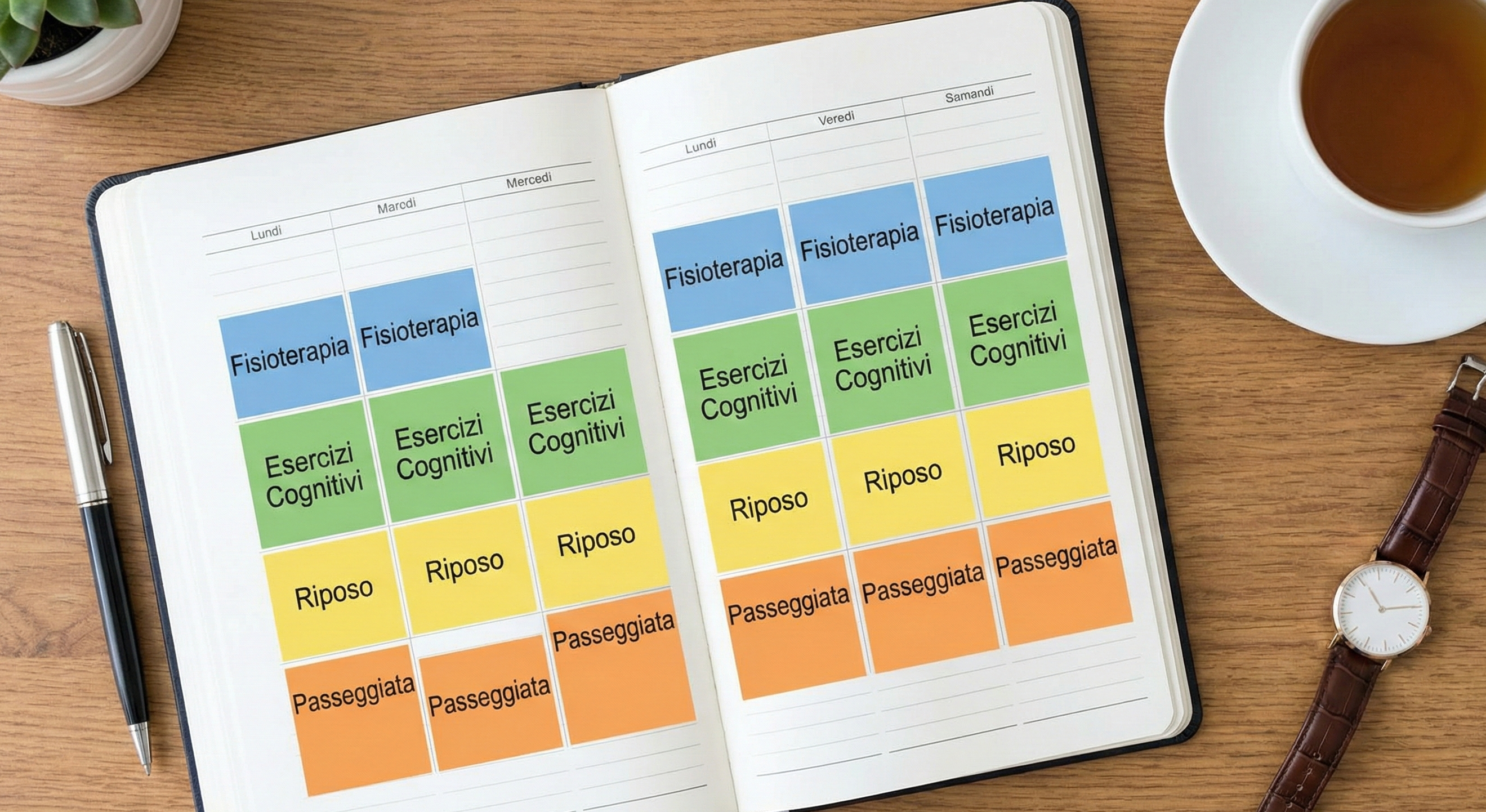 Agenda organizzata